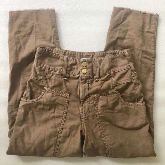 Frame Twisted Utility Pant in Washed Desert - Picture 9 of 10